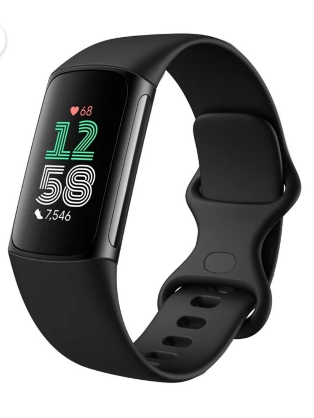 Fitbit charge 6 fitness tracker heart rate gps obsidian black